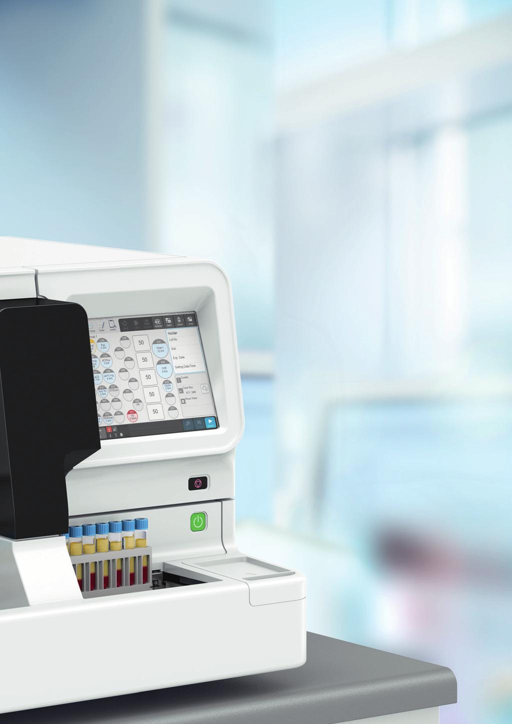 The Sysmex CS-1600 enter our top class of haemostasis analysers Measures to give you peace of mind All our CS-series instruments consolidate and automate a wide range of coagulation tests in a single