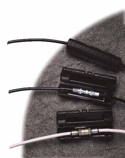 CGEL 596 / CGEL 711 Gel rop Splice Enclosure CGEL 596 / CGEL 711 Gel filled closure provides complete environmental protection for coaxial drop splices in burial and aerial applications Features
