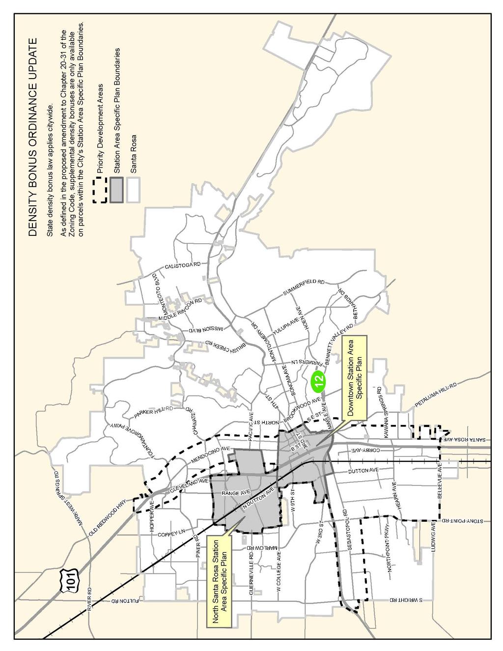 FIGURE 2: DOWNTOWN STATION AREA AND NORTH