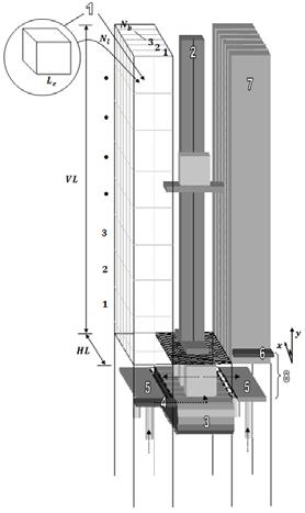 2. OPEN-RACK SYSTEM FOR MINILOAD AS/RS In this paper, the open-rack AS/RS with unidirectional-upward mobile loads within the rack (Figure 1) is analyzed, in which the stacker crane is only used for