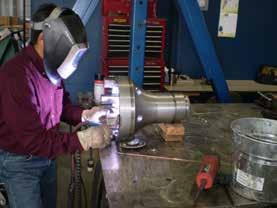 Each welding technician is certified in accordance with ASME section IX requirements, and we offer a variety of welding services