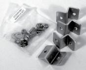 Standard flush mount kits can be used if the mounting area is at the correct tilt angle for