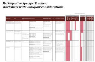 Sample Tools: Meaningful Use Meaningful Use Specific Tracker Mapping