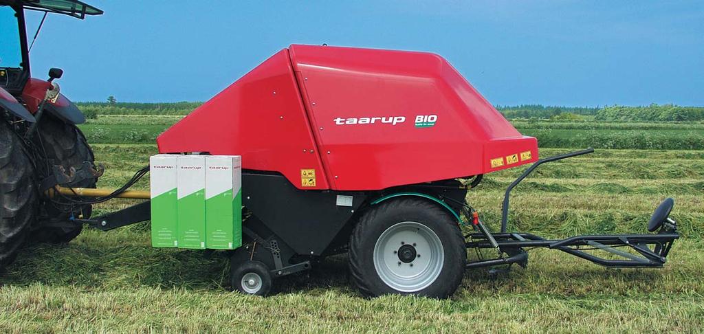 Low weight minimum ground impact The Taarup BIO sets a new standard for