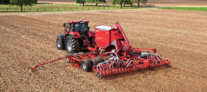 The extremely slim structure of the laterally offset discs ensures an easy penetration into the soil so that nearly all of the coulter pressure (as much as 100kg) can be used for pressing with the