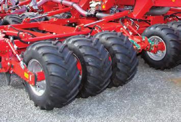 For small to large seeds and fertiliser with application rates from 2 to 400kg/ha using only 4 standard rotors.