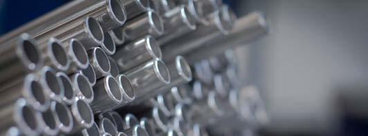 TUBING PRODUCTS Endel is able to form and machine tubes and pipes from Ø8mm up to