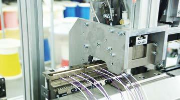 The assembly operation is performed at specially designed fixed or carousel assembly lines.