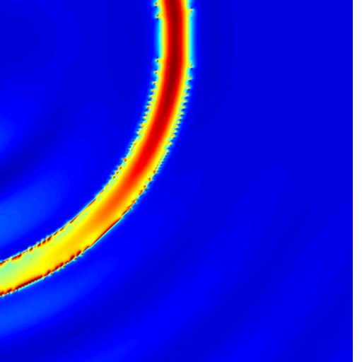 width, the electric-field intensity on plasmonic lenses increases.