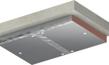 Proprietary Grid Systems Kingspan Kooltherm K10 Soffit Board can also be fixed to a proprietary grid system comprising metal furring bars or timber battens.