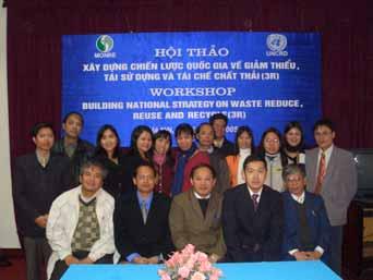 3R Activities Viet Nam Viet Nam - National 3R Strategy formulation: Inception meeting 20-22 Dec 2005 Draft outline of 3R strategy developed and refined