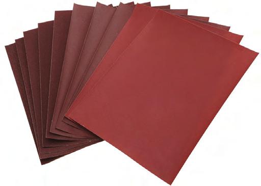 Abrasive Sheets Quality Import Aluminum Oxide 9 x 11 Cloth Sheets Resin Bonded Ideal for Sanding Wood or Metal Outlasts Paper by as much as 5 Times Silicon Carbide 9 x 11 Waterproof Sheets Latex