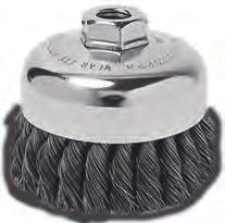 4 Knot Type - Wire Wheel Cable Twist Crimped Wire Cup Brush MAX SAFE WIRE 00 5/8-11 7/8 1/4 0,000 5 6513-66 $1.