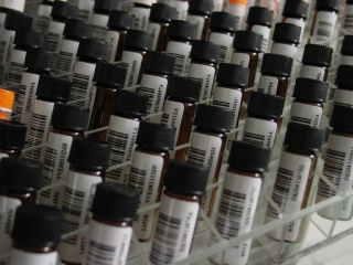 Compounds Bank Chemists give samples in a brown vials Compounds are barcoded and stored under GLP conditions (controlled temperature and humidity,