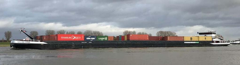Socioeconomic gains inland waterway container transport CT iww/road Antwerpen-Duisburg (Belgium-Germany, 310 km) CT iww/road Rotterdam-Nijmegen (The Netherlands, 120 km)