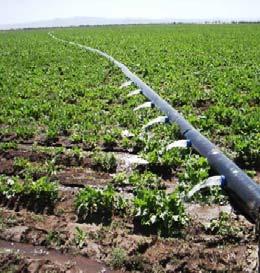 FLEXIBLE GATED PIPE IRRIGATION SYSTEM Benefits Low initial cost