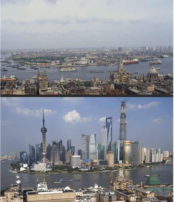 1987 Shanghai expands The World largest city 25 million inhabitants. Urbanization is a global trend.