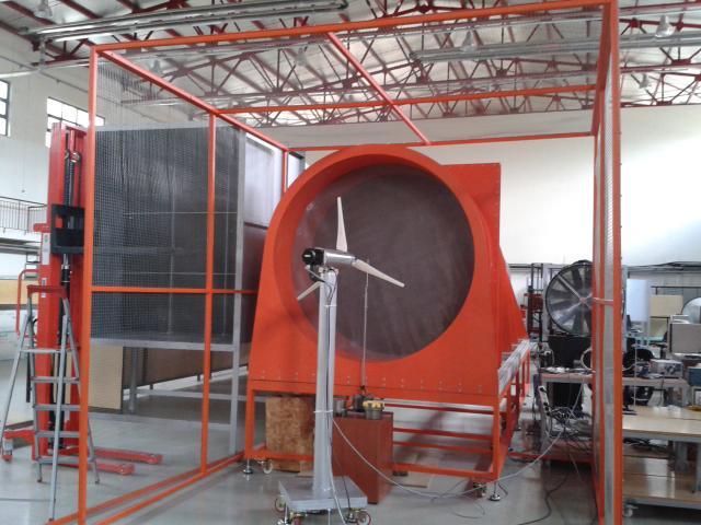 Experimental Setup Open-jet wind tunnel 45 kw electric motor and 1.2 m diameter fan 4.
