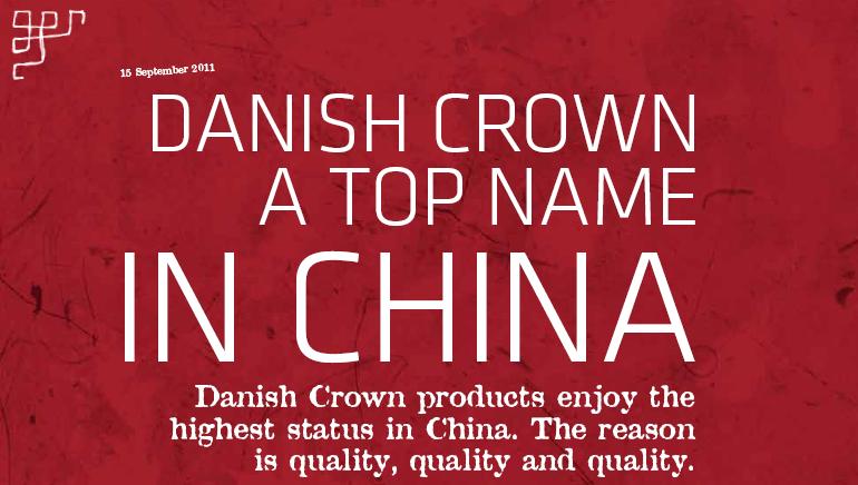 China Strategy - A Landmark The entrance into the Chinese market is a significant milestone of Danish Crown to back to the good old days 2.