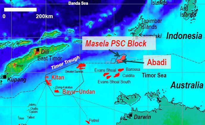 Abadi LNG Project INPEX Masela : 90% (Operator) PT EMP Energi Indonesia (EMPI) :10% 22 FLNG image Arafura Sea Agreed to transfer a 30% participating interest to a subsidiary of Shell (subject to
