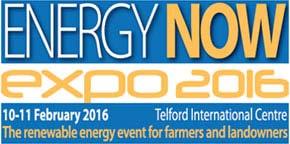 ENERGY NOW EXPO 2016 No members took advantage of the heavily discounted rate for exhibition space for GSHPA members to exhibit at the ENERGY NOW EXPO 2016 on 10 th and 11 th February in Telford but