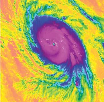 OPINION The GOES- 16 weather satellite s ABI captured Hurricane Maria striking Puerto Rico on 20 September 2017.