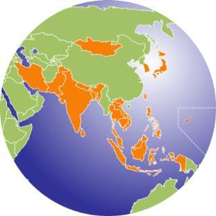 Member Economies Bangladesh (1982) Cambodia (2004) Republic of China (1961) Fiji (1984) Hong Kong (1963) India (1961) Indonesia (1968) IR of Iran (1965) Japan (1961) Republic