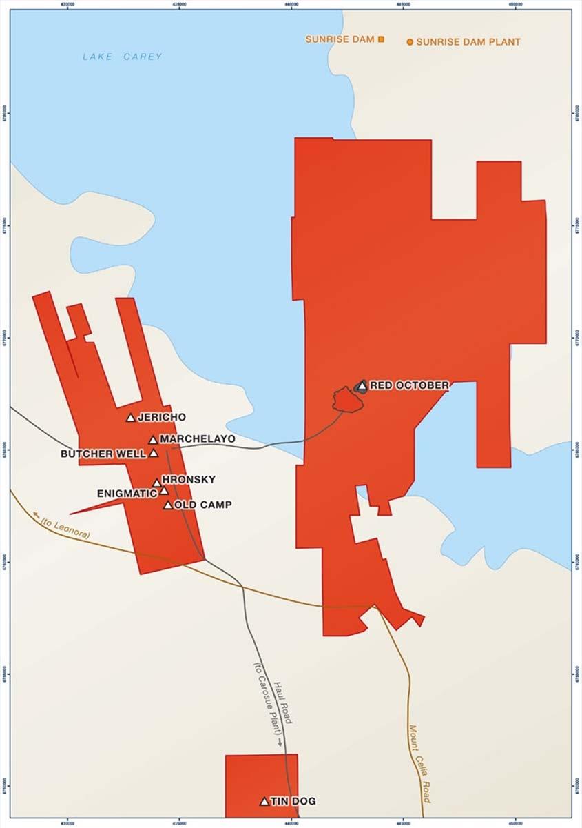 Red October District Key Projects Red October Resources: 1.5mt @ 4.2g/t = 208koz.