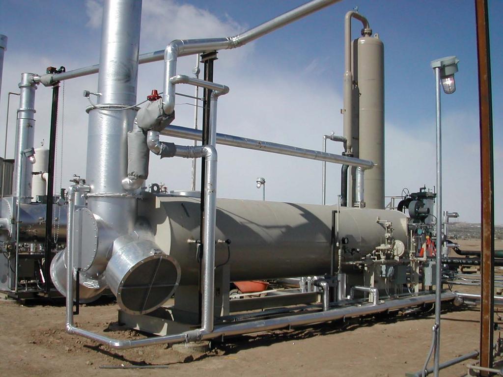 QBJ's Thermal Oxidizer designs are based on a two second retention time and are able to meet all current environmental