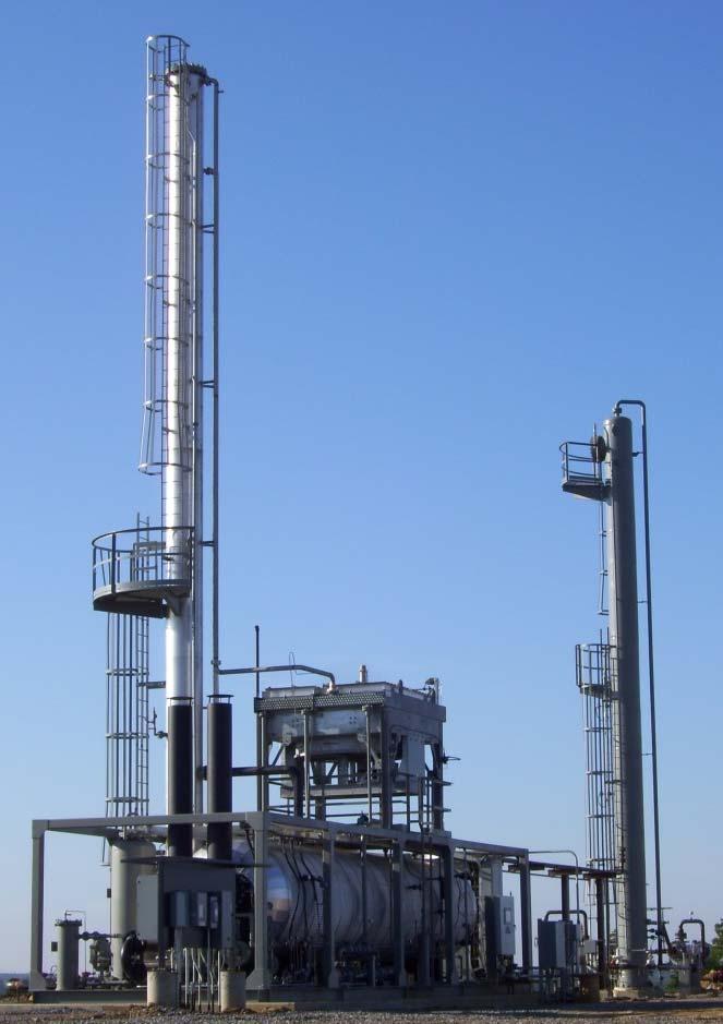 Amine Units The hydrocarbon treating process includes the removal of contaminants from natural gas.