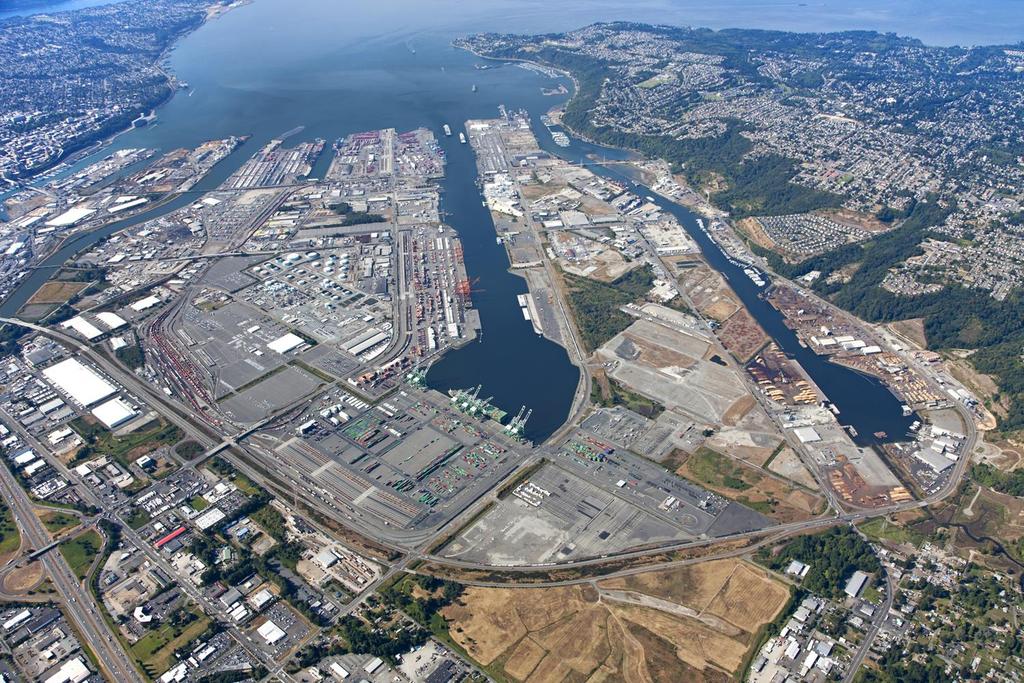 Infrastructure assessments of container terminals in the PNW Port of Tacoma (Northwest Seaport Alliance) Until recently, there were six container terminals in the Port of Tacoma, shown in the photo