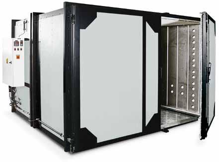 Air-circulation Chamber Furnaces KT 1500/02/A KT 18500/04/A T max 250 C and 450 C All furnaces available as electrically heated or indirectly with gas Furnaces for temperatures up to 250 C and 450 C