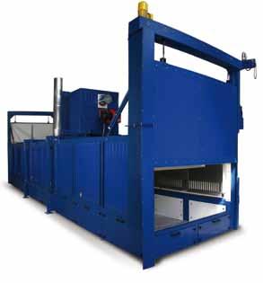 furnace DT 4700/01/AS Useable dimensions (mm): 2500 wide x 4520 deep x 420 high For hardening sealing mass on plastic housings.