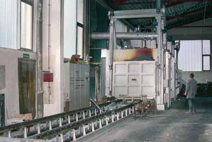 Gas-fired Chamber, Bogie-hearth, Hood and Continuous Furnaces We supply: Furnaces with