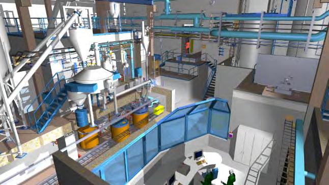 Solidification plant at Loviisa NPP Solidification plant is an independent unit and designed to handle all liquid wastes during NPP operation (>50 a), decommissioning and interim storage of spent