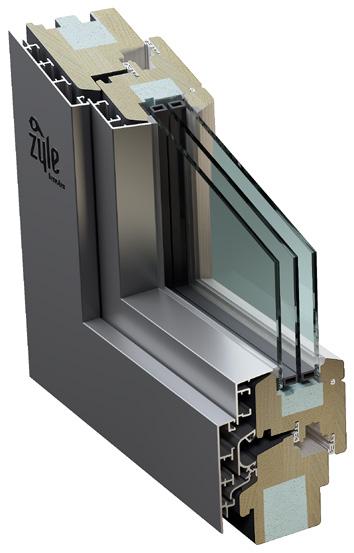 Clad Window tested for a weather tightness in accordance with BS EN 1026,