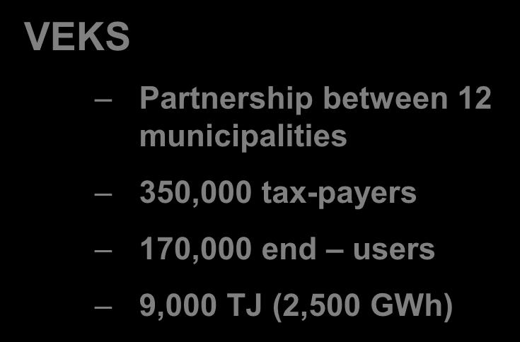 350,000 tax-payers 170,000 end users 9,000