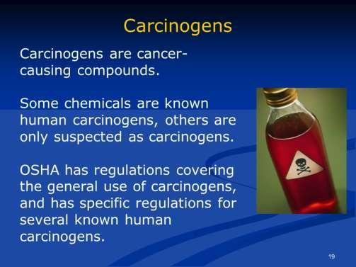 A manufacturer is required to list any carcinogens in their product even if the amount is as low as 0.