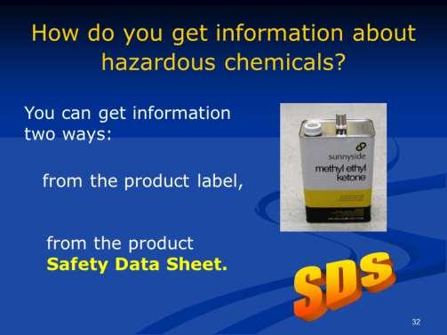 Labels are sketchy and don t have all the information about the hazards of chemicals in a product.