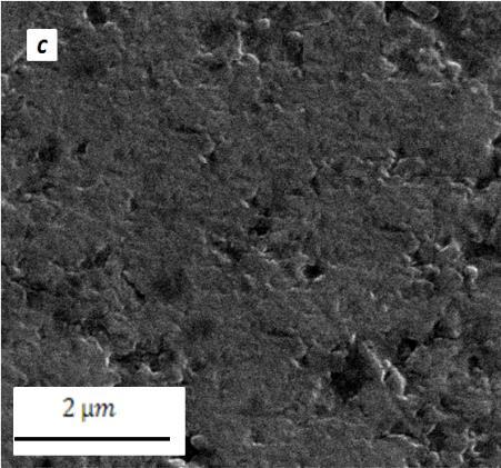 SEM images of black chrome coating on copper tube in two zoom modes Fig.1.