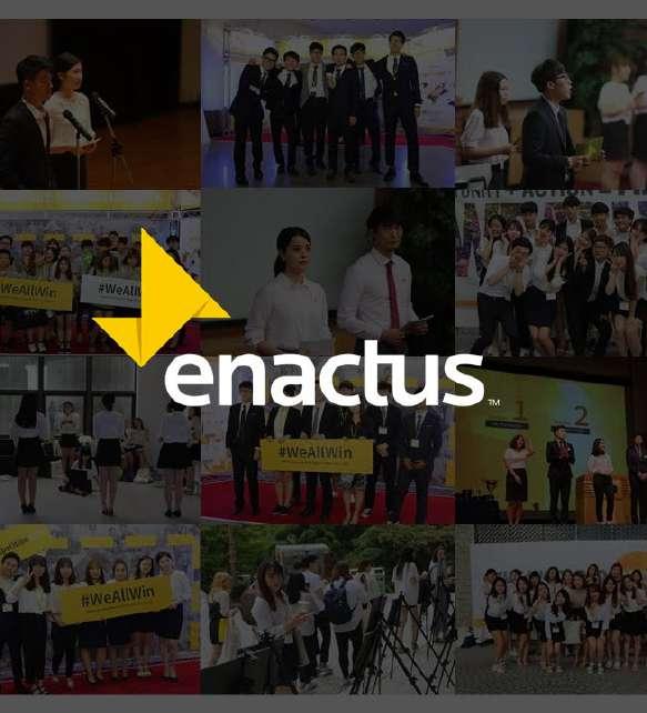 ENACTUS Since 2008, Juhayna has been an active supporter of ENACTUS, an international non-profit organization that promotes entrepreneurship and provides a platform for private and public university