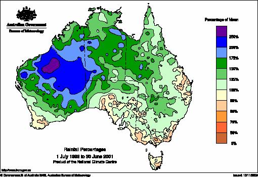 Percentage of mean annual rainfall 1998-99 to -2000-01 Water consumption Percentage change 2000-01 to 2004-05 -30% -20% -10% 0% 10% 20% 30% 40% Household Water supply Manufacturing Agriculture Water