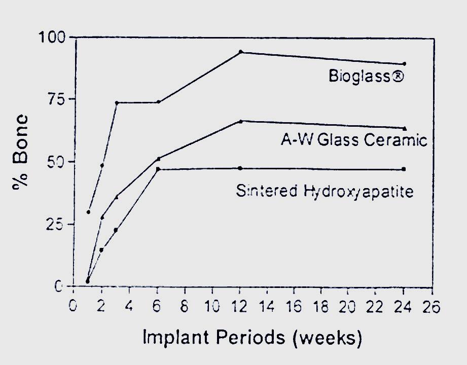 45S5 Bioglass [composition in wt%: 45% SiO 2, 24.5% Na 2 O, 24.