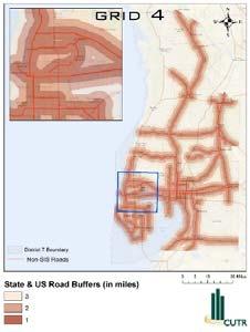 and US roadways serve the commercial truck population as truck routes for reaching