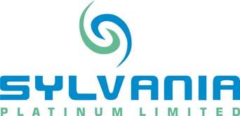 Sylvania Platinum Limited Third Report to 31 March 2013 ( Sylvania or the Company ) AIM (SLP) 30 April 2013 Sylvania Platinum Limited, the low cost Platinum Group Metal ( PGM ) processor and