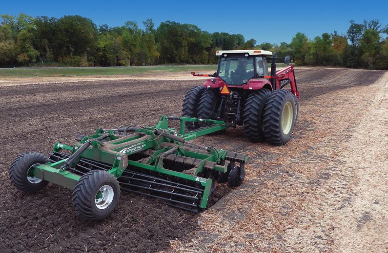 Efficient seedbed preparation Effective weed control Excellent residue incorporation