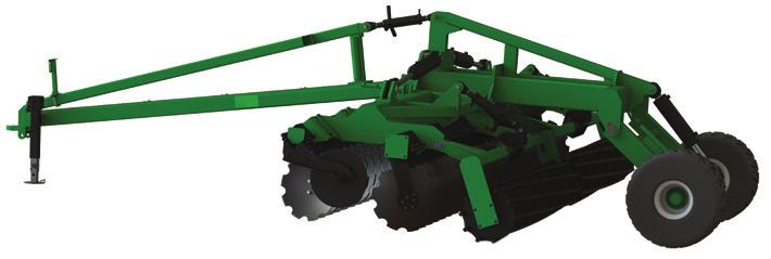 FARMER DRIVEN MACHINE FEATURES Highly engineered frame structure Rubber torsion to absorb roller shock Heavy duty