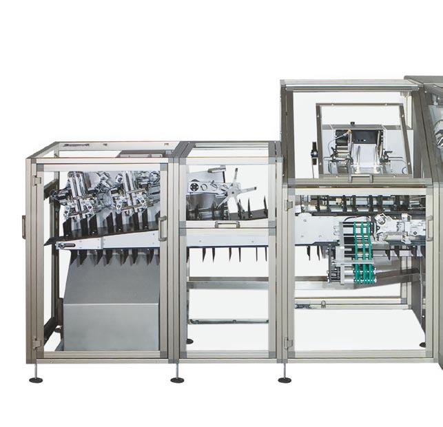 PC 4000 The innovation in continuous motion cartoning Tube feeding unit The