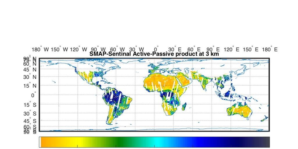 SMAP Soil Moisture at 3 Km Resolution Disaggregated Using ESA Sentinel-1 Radar Data Narendra Das el.al.