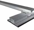 The length of these rail pieces are determined in such a manner that the AluGrid module clamp can be mounted at the fastening spots determined by the